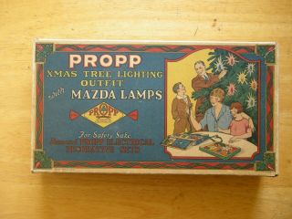 Propp C6 Xmas Tree Lighting Outfit - Cat.  No.  83 - 1927 To 1930