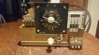 Vintage Zenith 8s463 Radio Chassis W/ 8 Tubes - Knobs,  Pushbuttons
