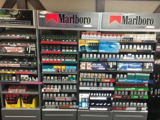 Cigarette And Chewing Tobacco Display