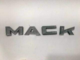 Mack Truck Metal Letters Emblem 2” - 27ru369 - P1 - P2 - P3 - P4