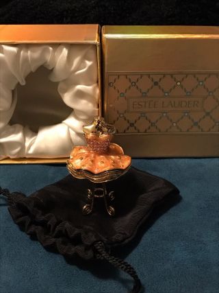 Estee Lauder Pleasures Pink Tutu Compact For Solid Perfume 1999