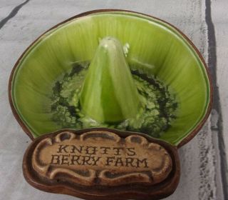 Knotts Berry Farm Ceramic Treasure Craft Ashtray Made Usa