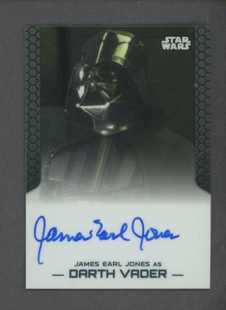 2014 Topps Star Wars Chrome Perspectives James Earl Jones As Darth Vader Auto
