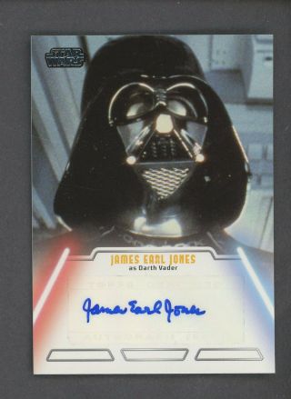 2013 Topps Star Wars Jedi Legacy James Earl Jones As Darth Vader Auto