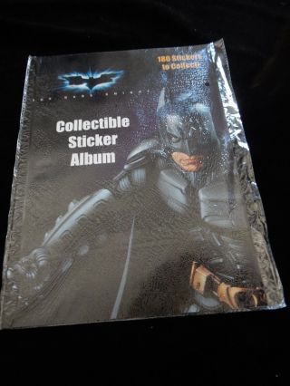 Batman The Dark Knight Collectible Sticker Album (no Stickers)