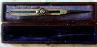 Rare Antique 1880 ' s G.  Rowney & Co.  Artists Engineer Proportional Divider 3