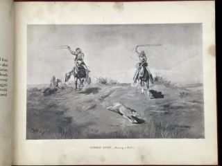 Rare 1890 STUDIES OF WESTERN LIFE Cowboy Artist CHARLES RUSSELL Granville Stuart 6