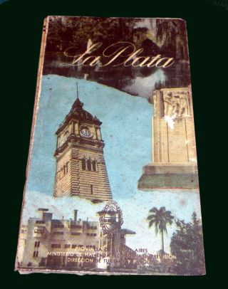La Plata Argentina - Vintage Travel Aca Booklet - Maps 1957