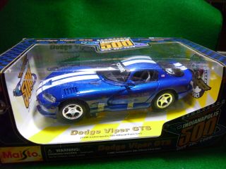 Dodge Viper Gts 1996 Indianapolis 500 Pace Car Limited Edition 1:18 By Maisto