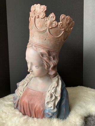 Bust of the Virgin - Met Madonna Virgin Mary Large Rare 2