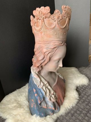 Bust of the Virgin - Met Madonna Virgin Mary Large Rare 3