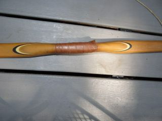 American Archery Co Wsnl Lemon Wood 66 " Long Bow W String Recurve 66 " 50 28 Vtg