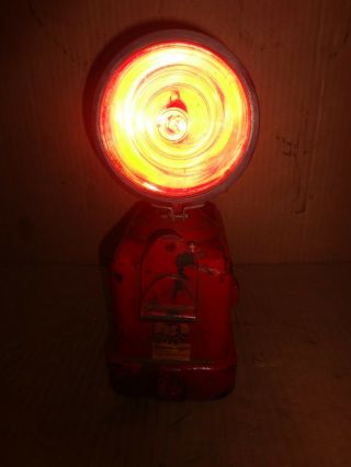 Neo - Flasher Neon Barricade Railroad Warning Light With Battery Pack