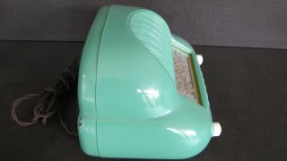 Rare light green French Sonorette Bakelite Catalin Plaskon radio 1950 10