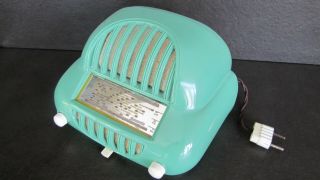 Rare light green French Sonorette Bakelite Catalin Plaskon radio 1950 5