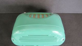 Rare light green French Sonorette Bakelite Catalin Plaskon radio 1950 8