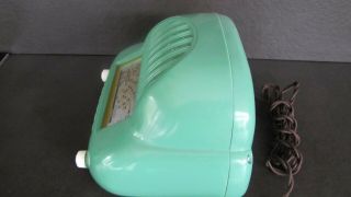 Rare light green French Sonorette Bakelite Catalin Plaskon radio 1950 9