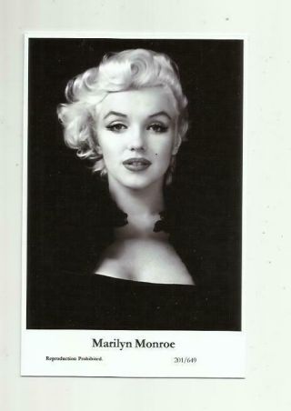 N493) Marilyn Monroe Swiftsure (201/649) Photo Postcard Film Star Pin Up