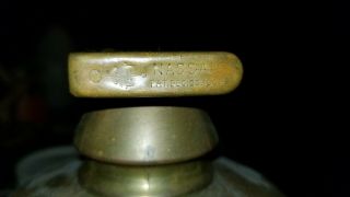 Uber Rare: Nassau Patent 1905 Antique Cigarette Lighter.  Brass Zippo Windproof 6