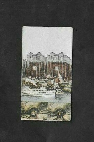 B.  A.  T.  1908 Scarce (york Views) Type Card  Hudson Terminal & Tubes
