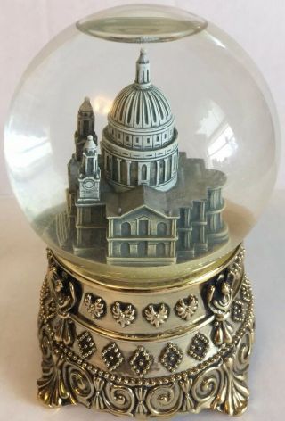 MARY POPPINS Snowglobe FEED THE BIRDS Cathedral DISNEY 35th COMMEMORATIVE 1999 2