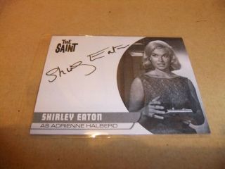 Shirley Eaton Se3 Series 2 Proof Autograph Card The Saint Roger Moore Goldfinger