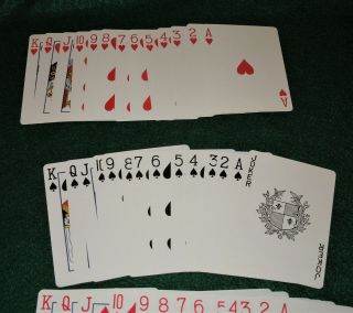 Vintage MGM GRAND HOTEL CASINO Las Vegas Nevada PLAYING CARD DECKS 1Sealed1 Open 8