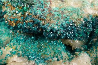 RARE Spangolite Crystal Cluster BINGHAM,  MEXICO 2