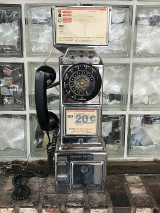 Vintage Automatic Electric Company 20 Cent Payphone
