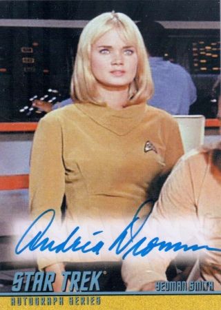 Tos Star Trek 40th Anniversary Series 2 Autograph Card A174 Andrea Dromm