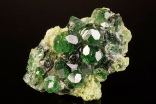 Unique Chrome Grossular Crystal Jeffrey Mine,  Canada - Ex.  Key