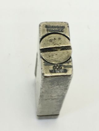Vintage Dunhill Sterling Silver Lighter Switzerland - 66 Grams Sterling 3