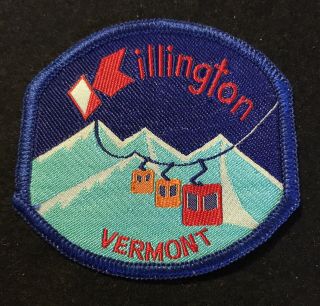 Killington Vintage Nos Skiing Ski Patch Vermont Resort Travel Souvenir