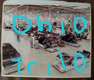 Delorean Production Plant,  Assembly Line Actually Pictures Not Copies,  Numbered