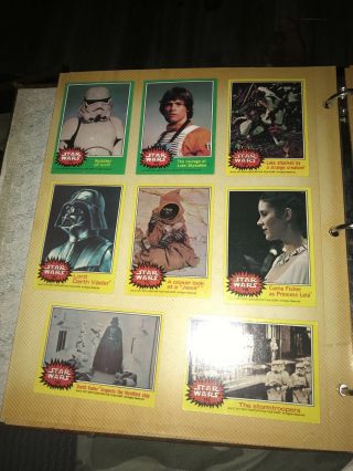 Vintage Star Wars Trading Cards 1977