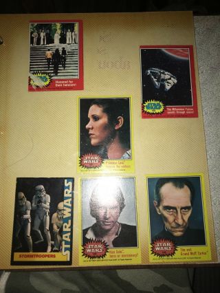vintage star wars trading cards 1977 2