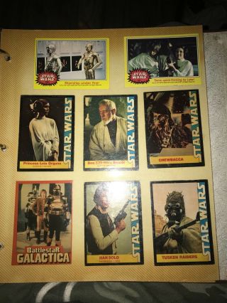 vintage star wars trading cards 1977 9