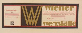 Vienna Secessionist WIENER WERKSTATTE Gustav Klimt Kunstschau Ticket,  Adolf Loos 4