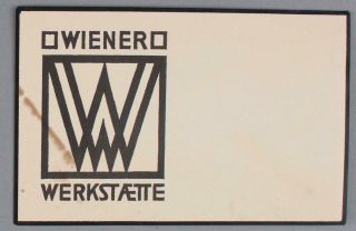 Vienna Secessionist WIENER WERKSTATTE Gustav Klimt Kunstschau Ticket,  Adolf Loos 7