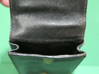 Vintage Gucci Black Leather Cigar Case Holder 3