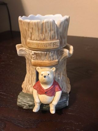 Disney Winnie The Pooh Ceramic Figurine/candle Holder - Tea Light Warmer