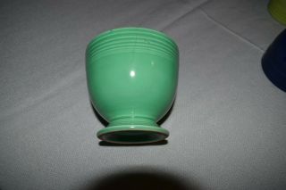 Fiesta Fiestaware Vintage egg cups - cobalt,  chartreuse,  green 3