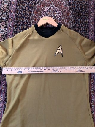 ANOVOS “Star Trek” TOS “Kirk” Tunic XL Screen Accurate.  No Celophane 3