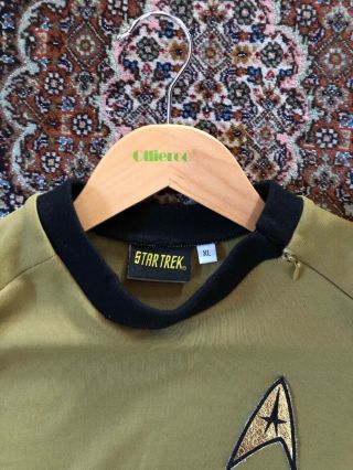 ANOVOS “Star Trek” TOS “Kirk” Tunic XL Screen Accurate.  No Celophane 4