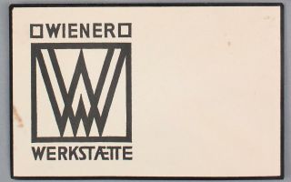 WIENER WERKSTATTE Vienna Secessionist Gustav Klimt Kunstschau Ticket,  Adolf Loos 7
