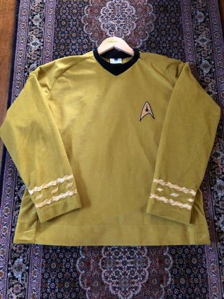 Anovos “star Trek” Tos “kirk” Velour Tunic L Screen Accurate.  No Celophane