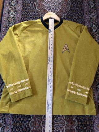 ANOVOS “Star Trek” TOS “Kirk” Velour Tunic L Screen Accurate.  No Celophane 3