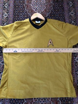 ANOVOS “Star Trek” TOS “Kirk” Velour Tunic L Screen Accurate.  No Celophane 4