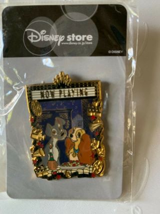 Disney Pin Lady And Tramp Now Showing Japan Disney Store