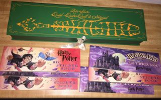 Wizarding World Of Harry Potter Rita Skeeter Quill & Notepad 6 Big Sticker Books